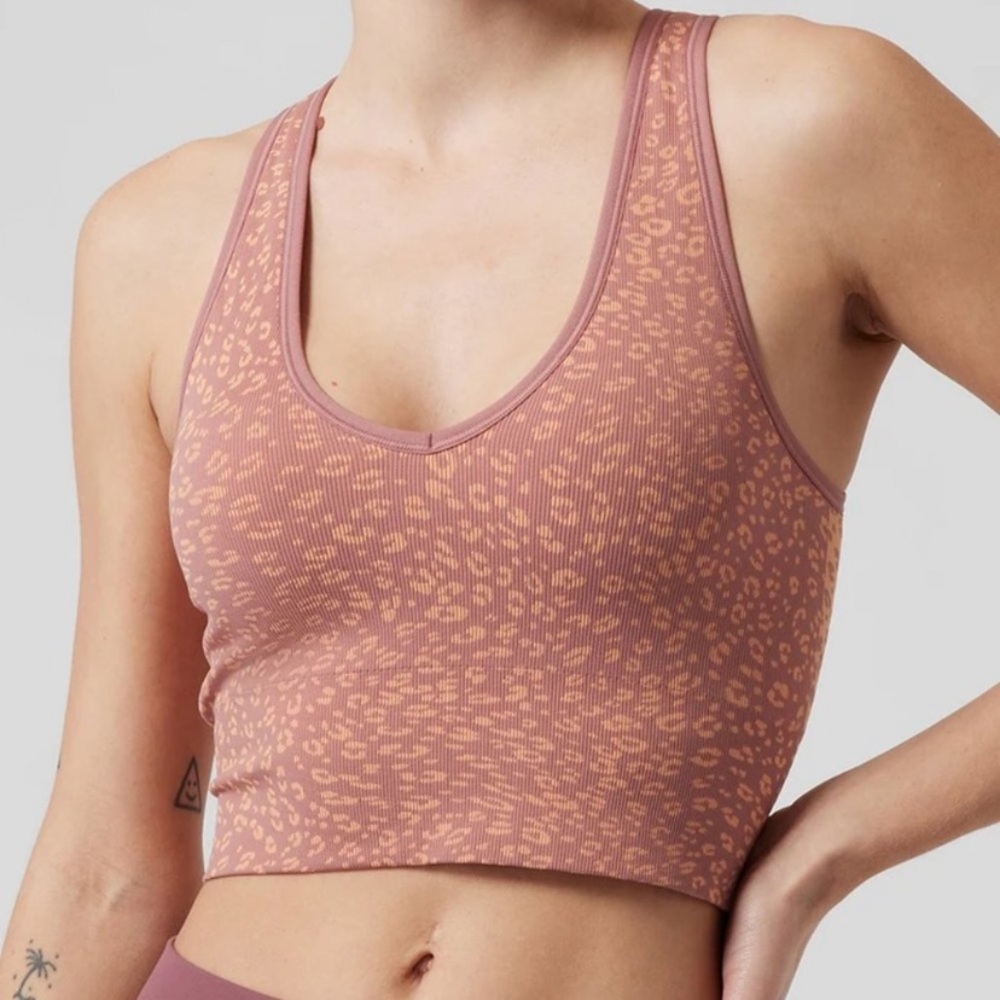 Athleta Aurora Crop Rib tank top